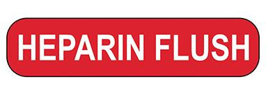 MedValue Heparin Flush Labels