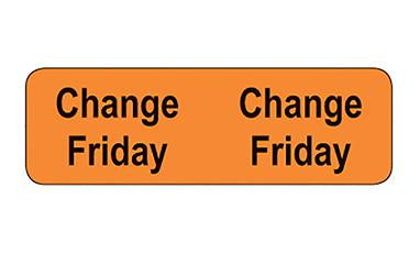 MedValue Tube Change Labels/Friday