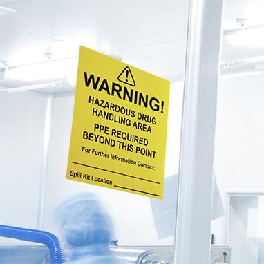MedValue Hazardous Drug Warning Cling