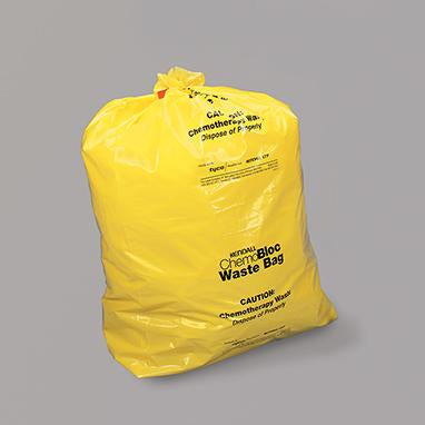 MedValue Chemo Waste Bag, 20 Gal, 23 x 41-1/2
