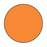 MedValue Blank Circle Labels, Orange