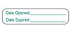MedValue Date Opened Date Expired Labels