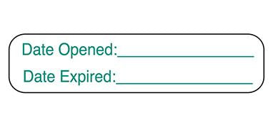 MedValue Date Opened Date Expired Labels
