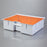 MedValue Deep Crash Cart Box with Handle For Metro® Lifeline Cart with Amber Slide-In Lid