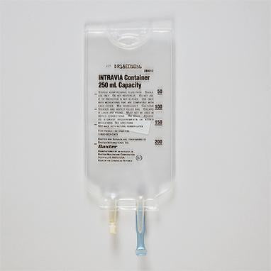 Sterile INTRAVIA Empty IV Bags, 250mL