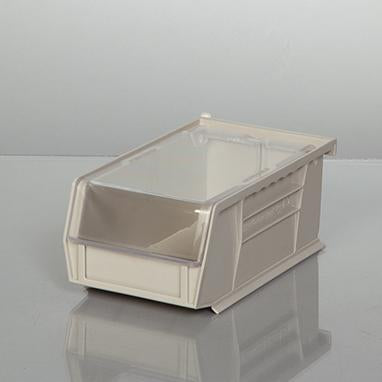 MedValue 1405 Super Tough Bin w/Clear Lid, 4x3x7