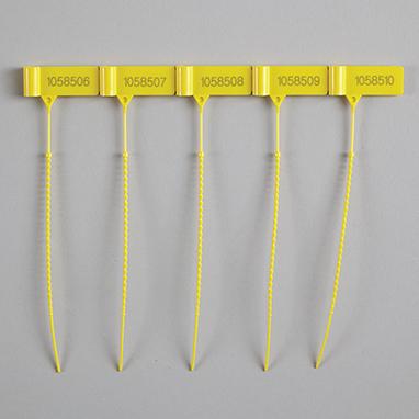MedValue Pull-Tight Baby Seals, Numbered, Yellow