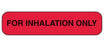MedValue For Inhalation Only Labels