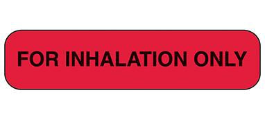 MedValue For Inhalation Only Labels