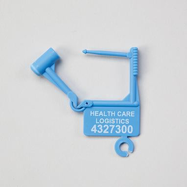 MedValue Padlock Seals, Consecutively Numbered, Blue