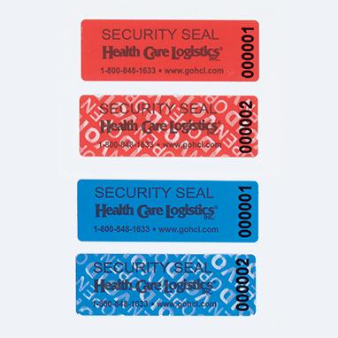 MedValue Self-Adhesive Tamper-Evident Seals, No Residue
