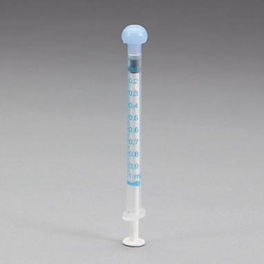 ExactaMed Oral Dispensers w/ Tip Caps, 1mL - Clear