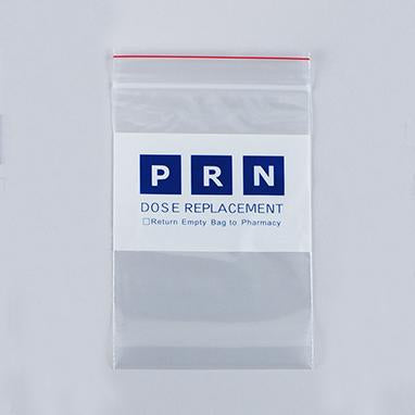 MedValue PRN Bags, Blue, 4 x 6