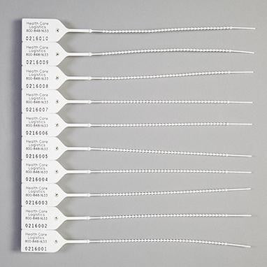 MedValue Pull-Tight Seals, Consecutively Numbered, White, Case