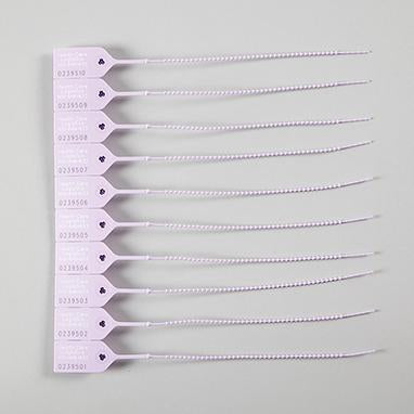 MedValue Pull-Tight Seals - Numbered, Purple