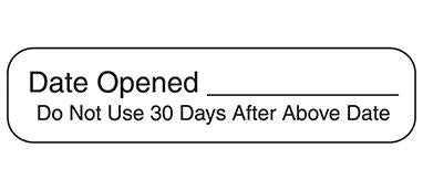 MedValue Date Opened Labels