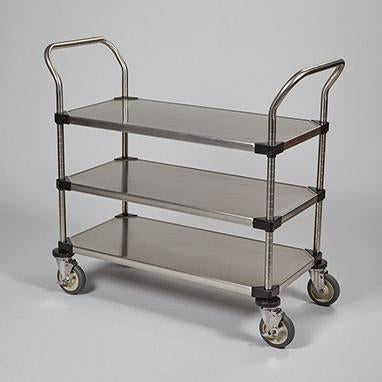 MedValue Heavy Duty Adjustable Stainless Steel Cart