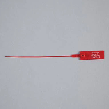 Health Care Logistics - Secure-Pull Seal Consecutively Numbered Red Polypropylene 9-1/2 Inch - 7843-10