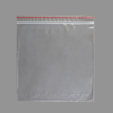 Premium Red Line Reclosable Bags, Single-Track, 12 x 12