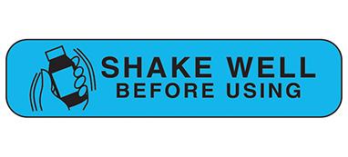MedValue Shake Well Before Using Labels