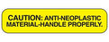 MedValue Caution Anti-Neoplastic Material Labels