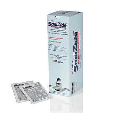 HCL SaniZide Plus Germicidal Wipes Individually Wrapped