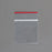 Premium Red Line Reclosable Bags, Single-Track, 2 x 2