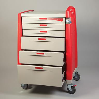 Avalo® Emergency Cart, Red