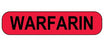 MedValue Warfarin Labels