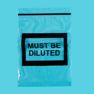MedValue Must Be Diluted Bags, 4 x 6