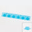 MedValue Class A Round Blue Blisters, Shallow, PVdC