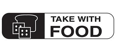MedValue Take With Food Labels