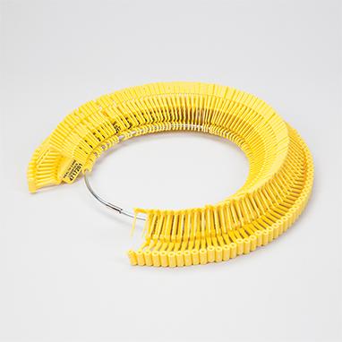 MedValue Padlock Seals on a Ring, Consecutively Numbered, Yellow