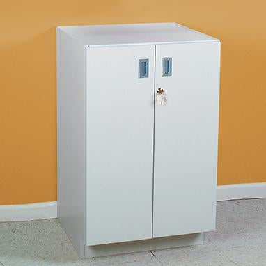 MedValue Base Cabinet with Locking Doors, 24 Inch Wide