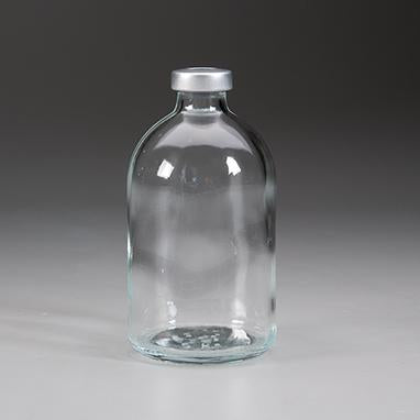 MedValue Sterile Empty Vials, Clear, 100mL