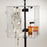 MedValue Deep Extended Double Lock-to-Pole IV Lock Box, Key Lock