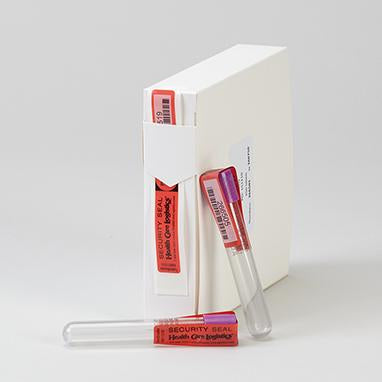 MedValue Self-Adhesive Test Tube Seals - Red