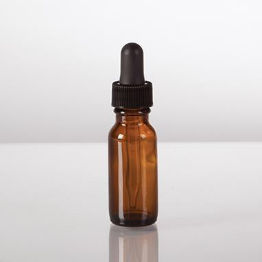 MedValue Amber Glass Bottles with Glass Droppers, 15mL