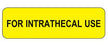 MedValue For Intrathecal Use Labels