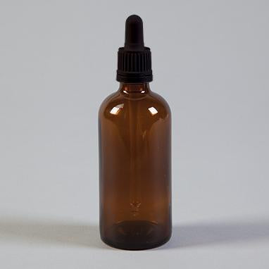 MedValue Amber Glass Bottles w/ Glass Droppers, 100mL