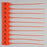 MedValue Biohazard Pull-Tight Seals, Numbered, Orange