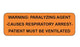 MedValue Warning Paralyzing Agent Labels