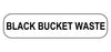 MedValue Black Bucket Waste Labels