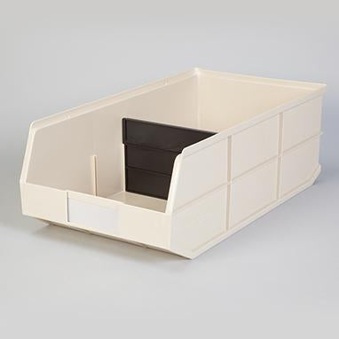 MedValue Bigger Beige Bin, 11x7x20.5