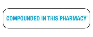 MedValue Compounded In This Pharmacy Labels