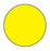 MedValue Blank Circle Labels, Yellow
