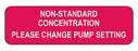 MedValue Non-Standard Concentration Labels