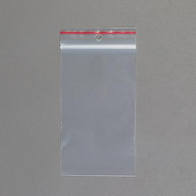 Premium Red Line Reclosable Bags, Double-Track, 3 x 5