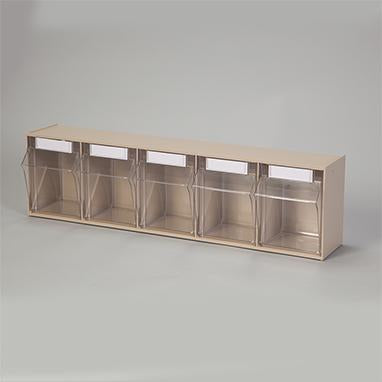 Tilters® Tilt Front Bin, 5 Bin, 24x6.5x5