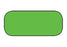 MedValue Blank Rectangle Labels, High Visibility Green